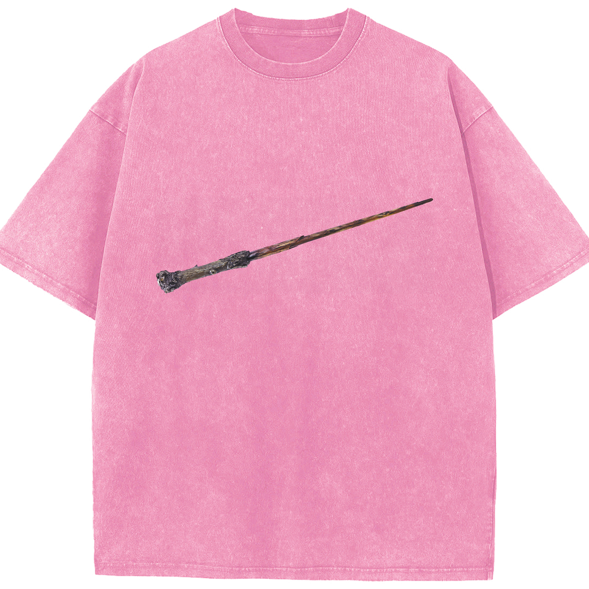 （画像用） Harry Potter ハリー・ポッターシリーズ 綿100% ヴィンテージ風 半袖Tシャツ（フロントプリント）